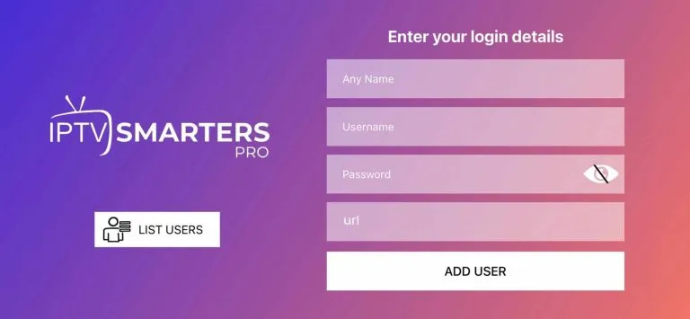 Firestick / Fire TV β Log in with the details we send you